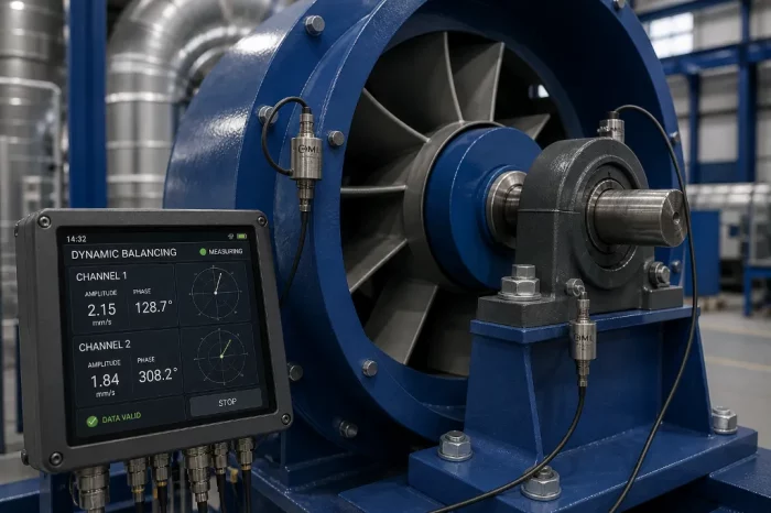 Équilibrage dynamique maintenance prédictive conditionnelle avec VIBRAMECA